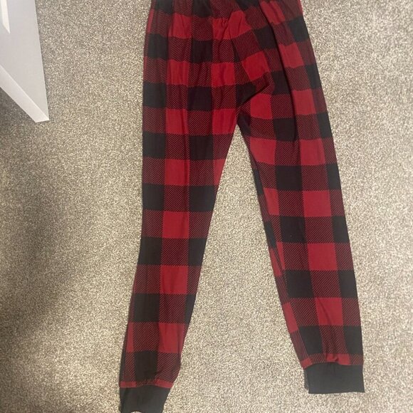 Fammy Jammies Flannel Red Plaid Pajama Pj Lounge Comfy Pants Women's Size Medium - Picture 4 of 4